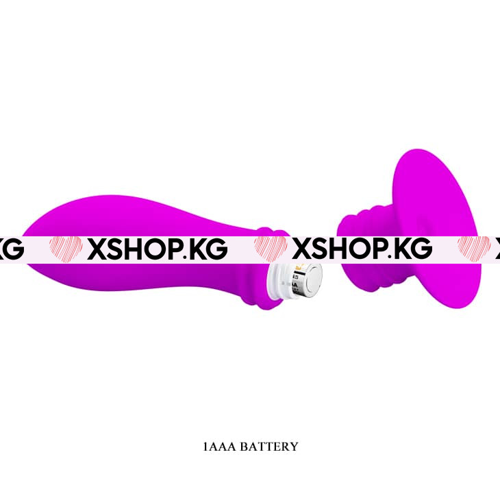 Анальный плаг на присоске с вибрацией "Pretty Love Sturdy"