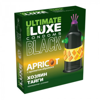 Презервативы с усиками и шариками "Luxe Black Ultimate"