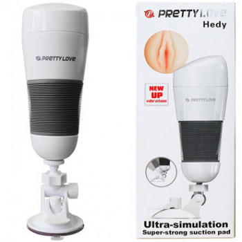 Мастурбатор на присоске "Pretty Love Hedy"