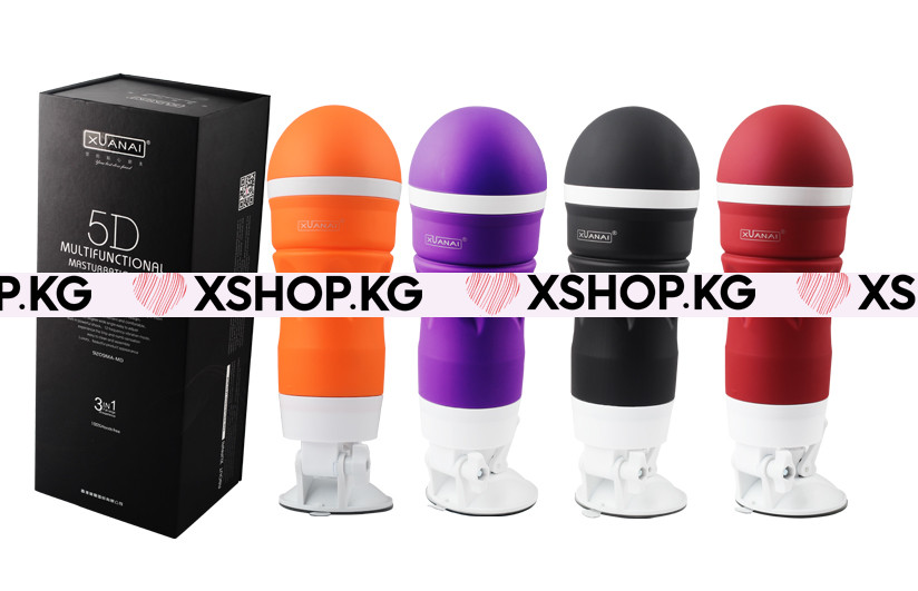 Мультифункциональный мастурбатор на присоске 5D