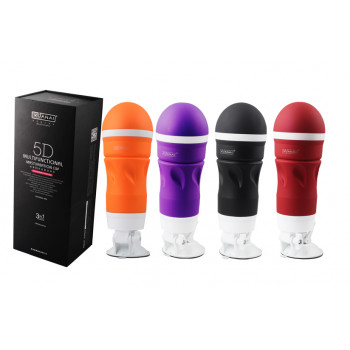 Мультифункциональный мастурбатор на присоске 5D