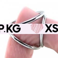 Зажимы на соски с тройным кольцом для члена и мошонки