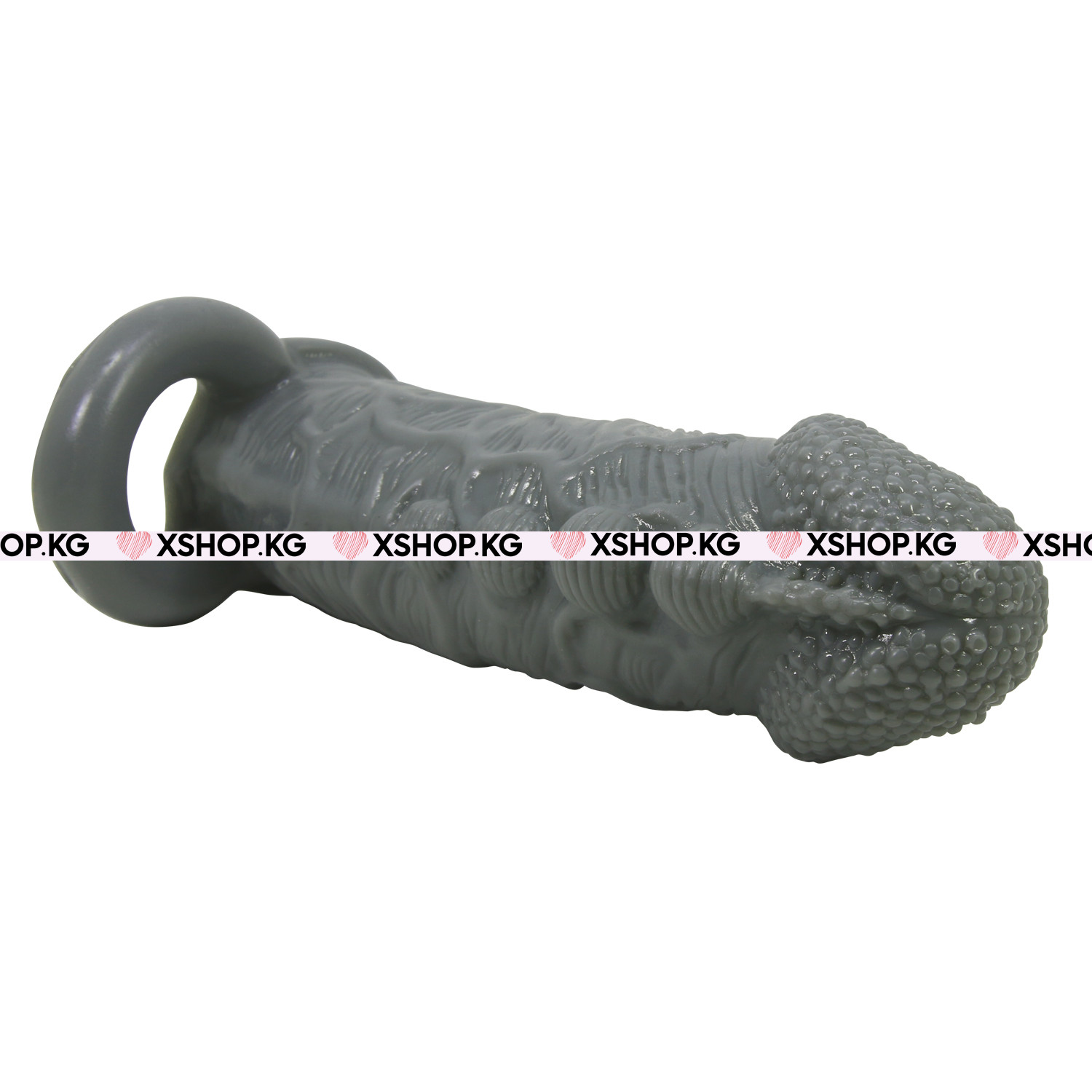 Насадка на член со стимуляцией и с кольцом для мошонки "Pretty Love Jaylen"