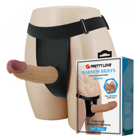 Мужской страпон "Pretty Love Houston" 6,8"