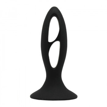 Анальная силиконовая пробка на присоске "Fabulous"