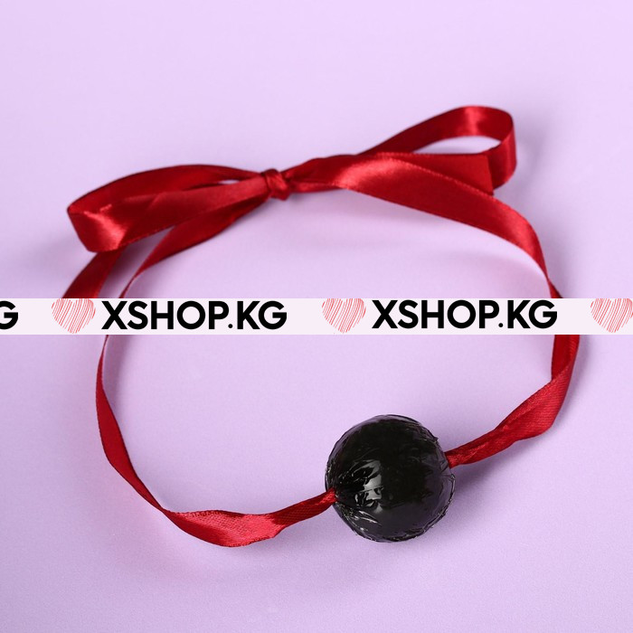 Леденец-кляп "Молчание - знак согласия" со вкусом черной смородины