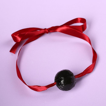 Леденец-кляп "Молчание - знак согласия" со вкусом черной смородины