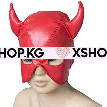 Кожаная маска "Дьявола"