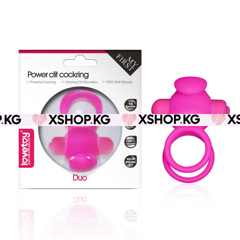Виброкольцо "POWER CLIT COCKRING"