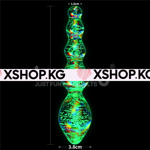 Универсальные светящиеся в темноте стеклянные шарики-стимулятор "Twilight Gleam"