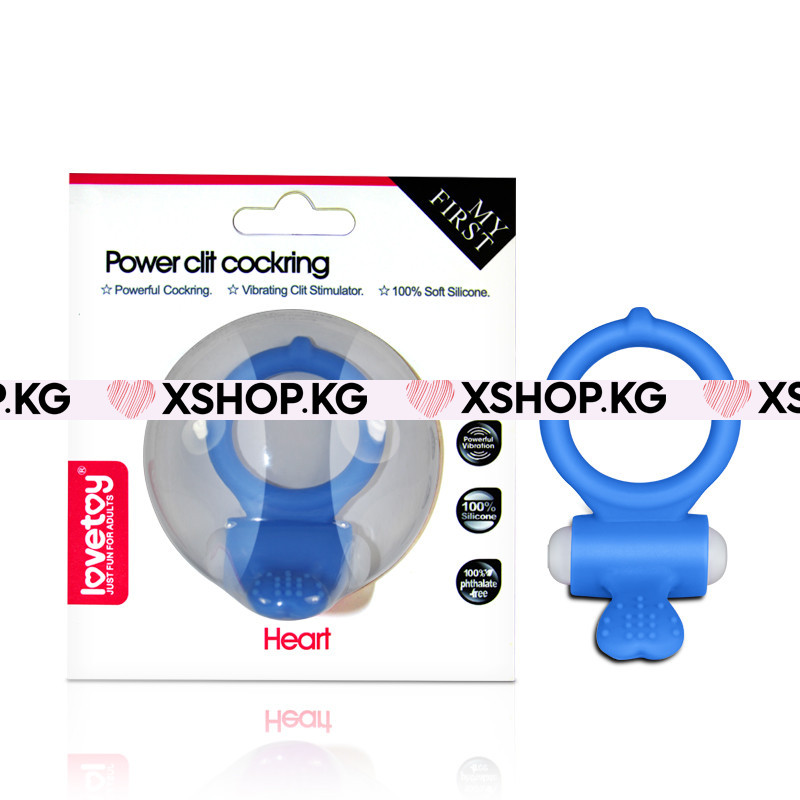 Виброкольцо "POWER CLIT COCKRING"