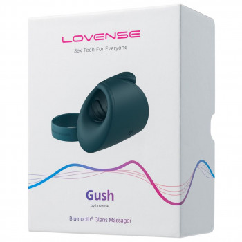 Вибростимулятор на головку члена и кольцо "Gush by Lovense" 