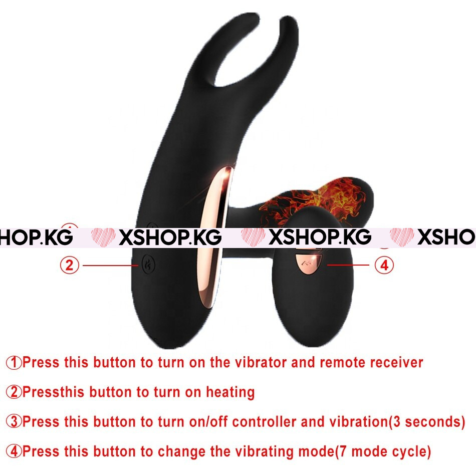 Массажер простаты с дистанционным управлением "Dibe Katrina"