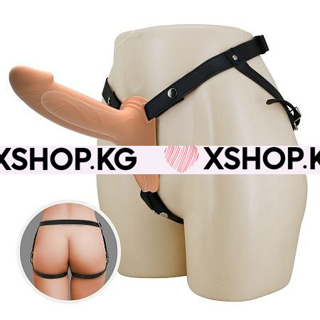 Мужской полый страпон "Pretty Love Landon" 6,6"