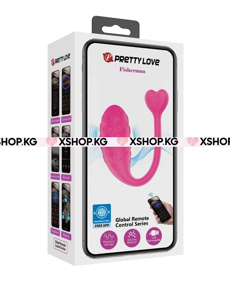 Виброяйцо, управляемое с телефона "Pretty Love Fisherman"