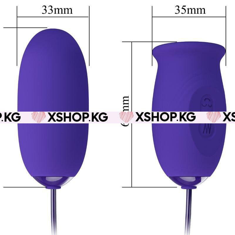 Виброяйцо со стимулятором в виде язычка 2 в 1 "Pretty Love Daisy Youth"