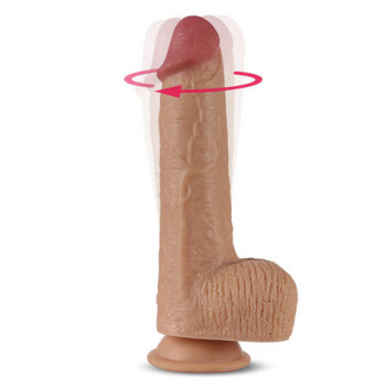 Фаллоимитатор супер реалистичный на присоске с вращением "Nature Cock Anthony"