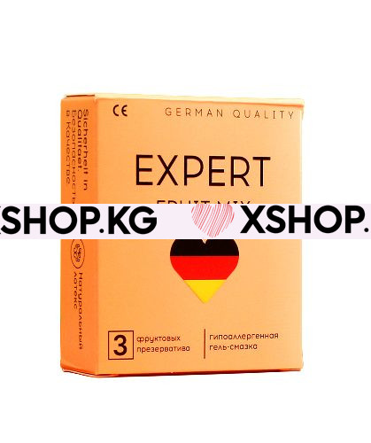 Немецкие презервативы "EXPERT", 3 шт.