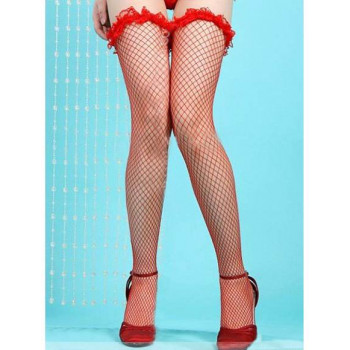 Чулки в сетку 2057