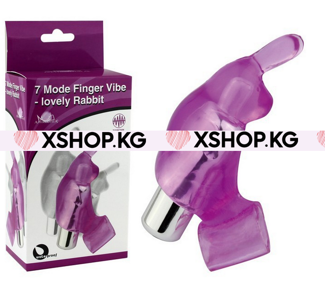 Вибронасадка на палец "LOVELY RABBIT"