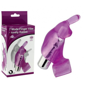 Вибронасадка на палец "LOVELY RABBIT"