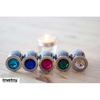 Металлическая анальная пробка "Серебряное наслаждение"