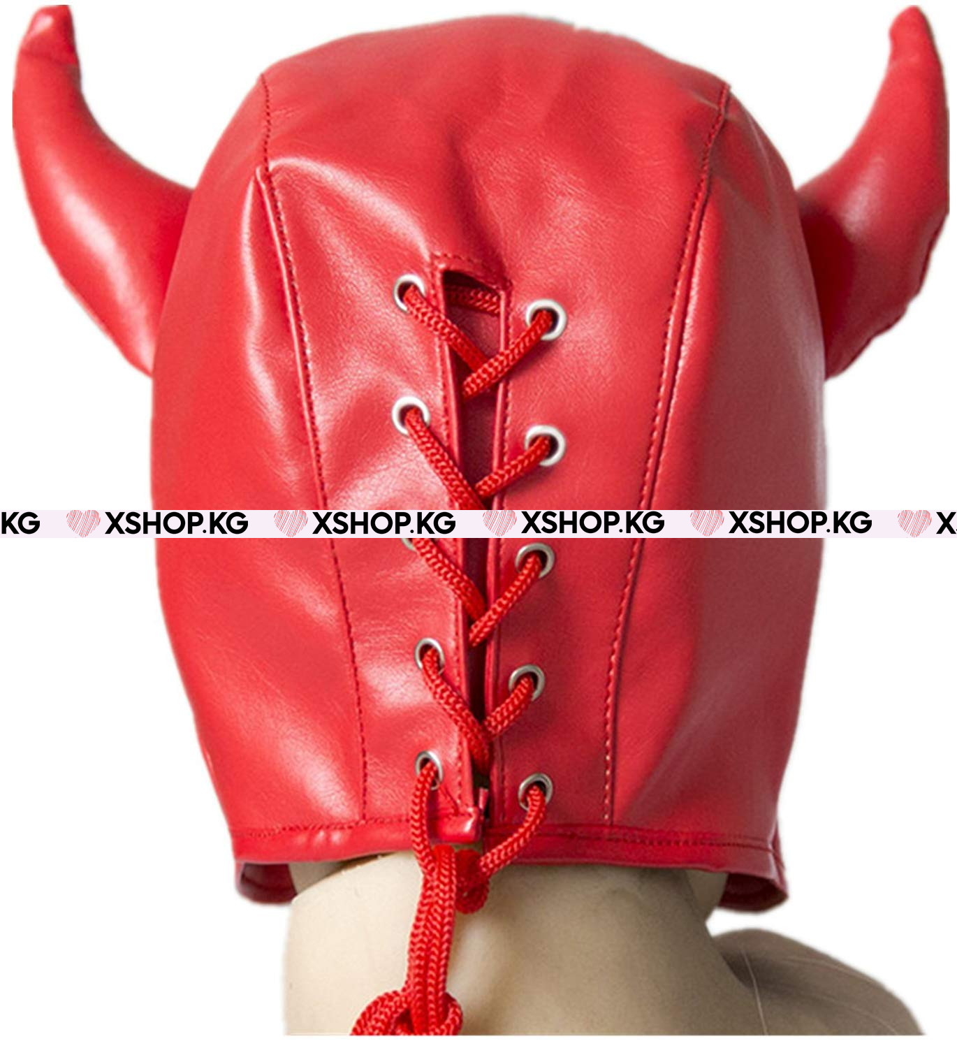 Кожаная маска "Дьявола"