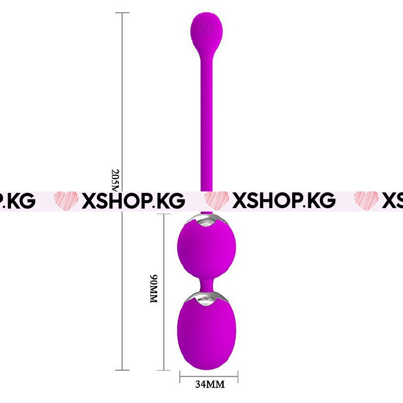 Вагинальные шарики с пультом управления "Pretty Love Willie"